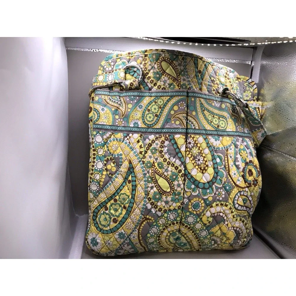Vera Bradley‎ Campus Tote In Lemon Parfait Retired
